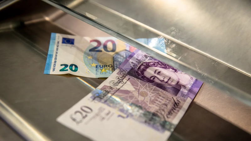 英鎊兌歐元升至2022年初以來的最高水平，受利差預計擴大的推動