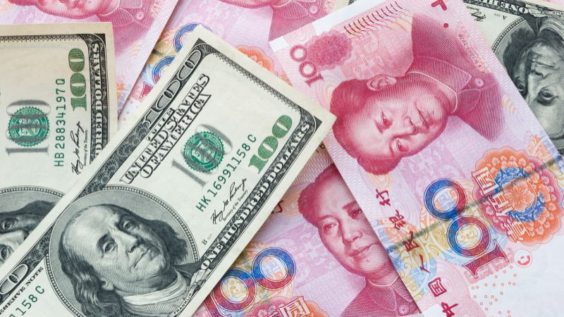 隨著貶值壓力加劇，央行將人民幣中間價下調(diào)至1月以來最低水平