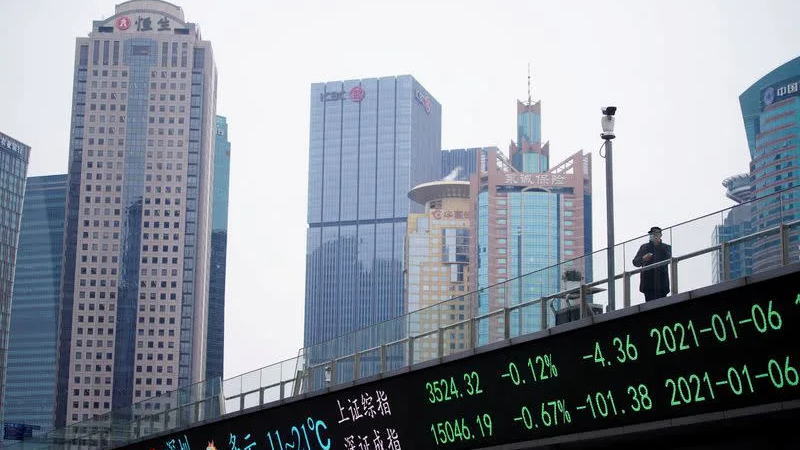 由于外資加速離場(chǎng)，MSCI中國(guó)指數(shù)的修正進(jìn)一步加深